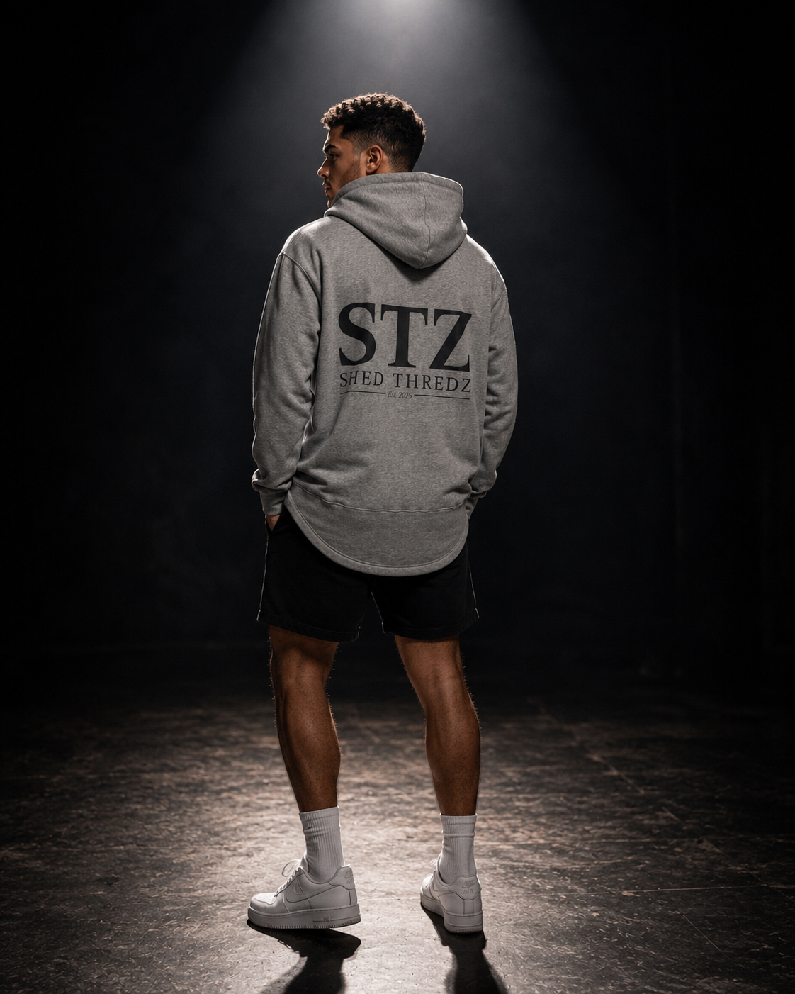 STZ OG SHEARING HOODIE GREY