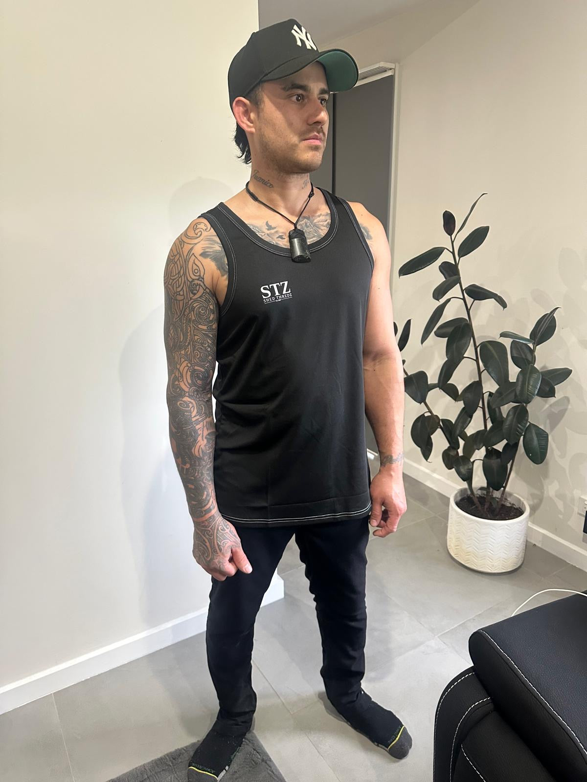 STZ OG SHEARING SINGLET BLACK
